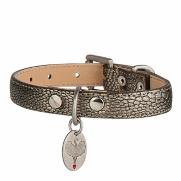 Handmade Ostrich Dog Collar - Picture 4 of 8